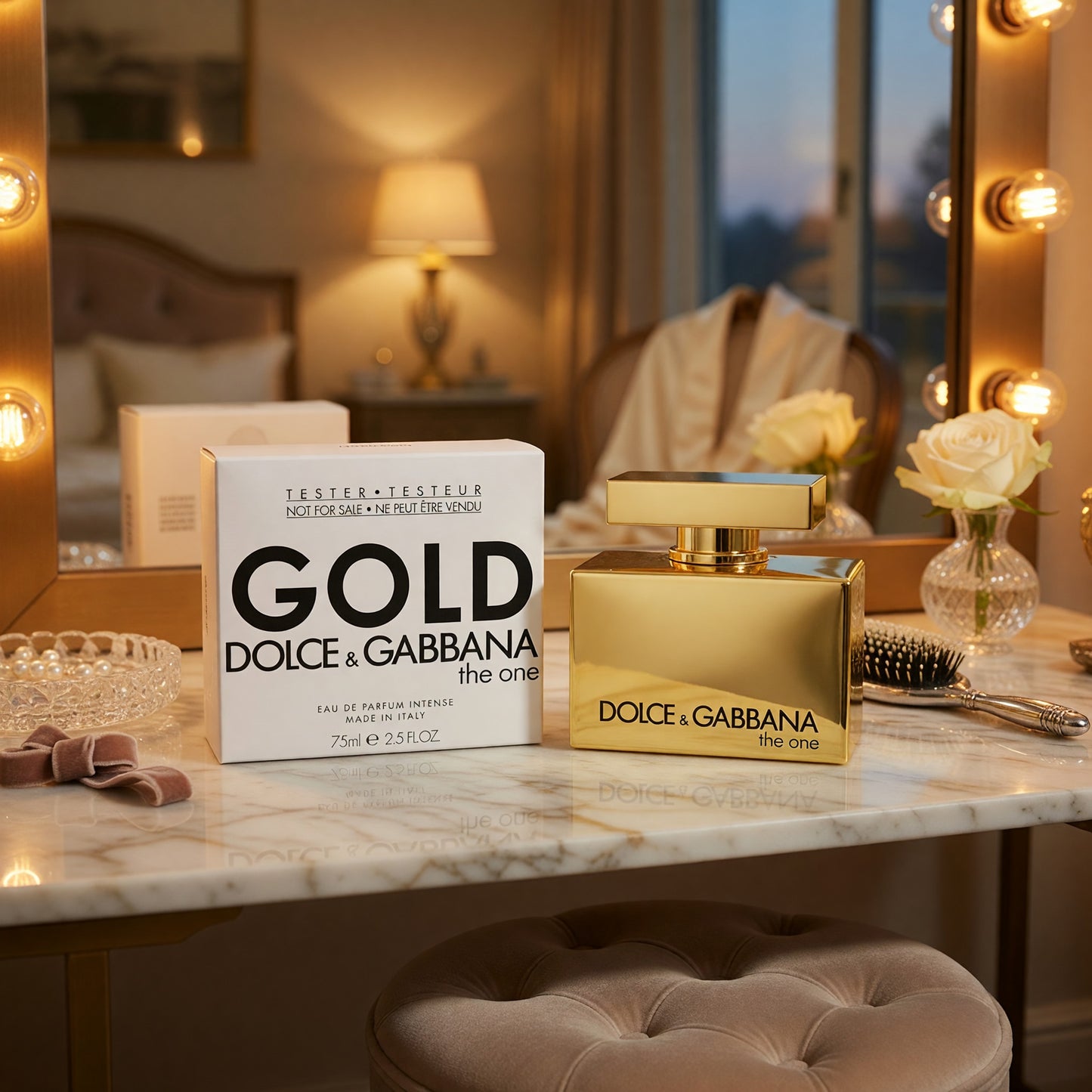 The One Gold by Dolce & Gabanna, 2.5 oz EDP Intense Spray TESTER