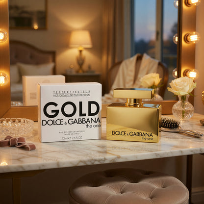The One Gold by Dolce & Gabanna, 2.5 oz EDP Intense Spray TESTER