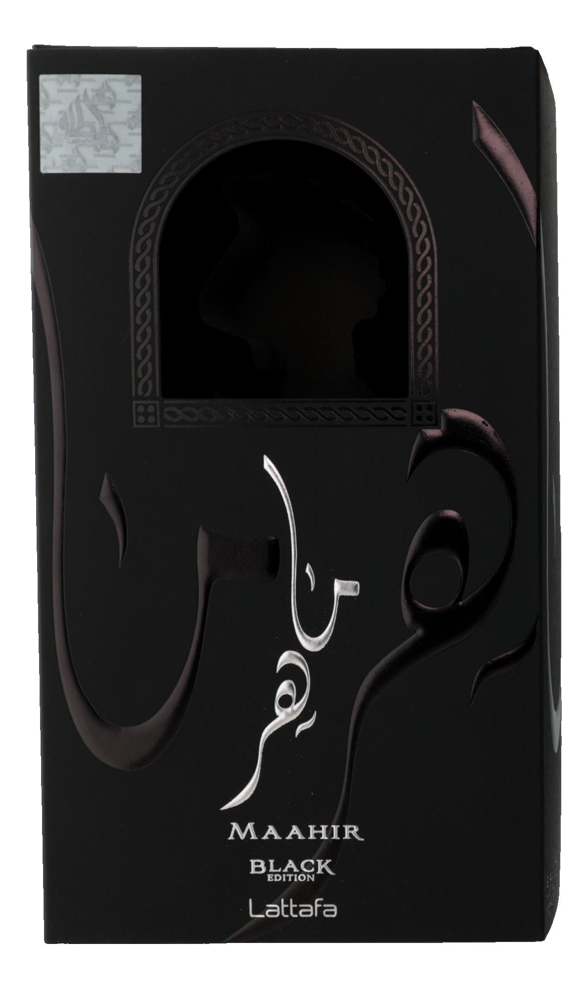 Maahir Black Edition by Lattafa, 3.4 oz EDP Spray for Unisex