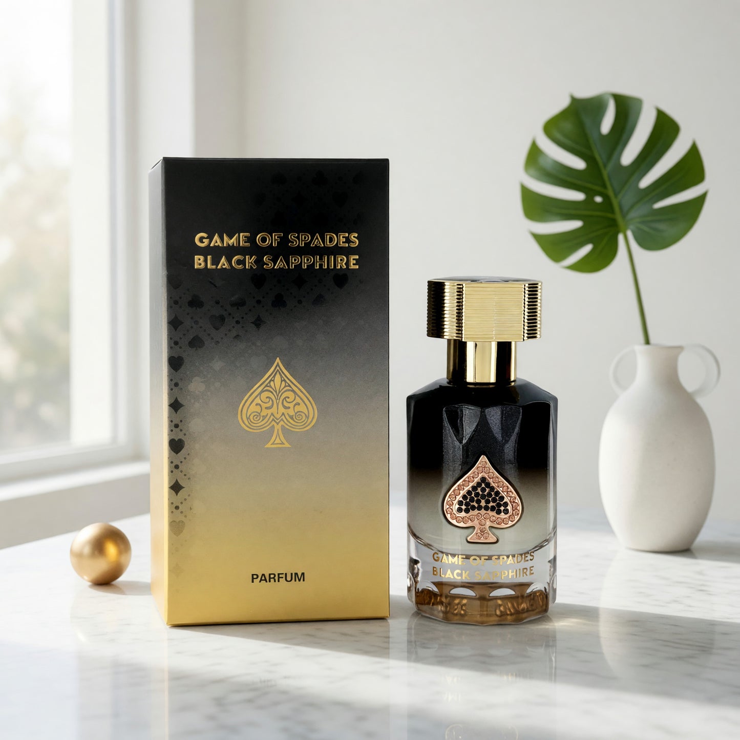 Game of Spades Black Sapphire by Jo Milano, 1 oz Parfum Spray Unisex