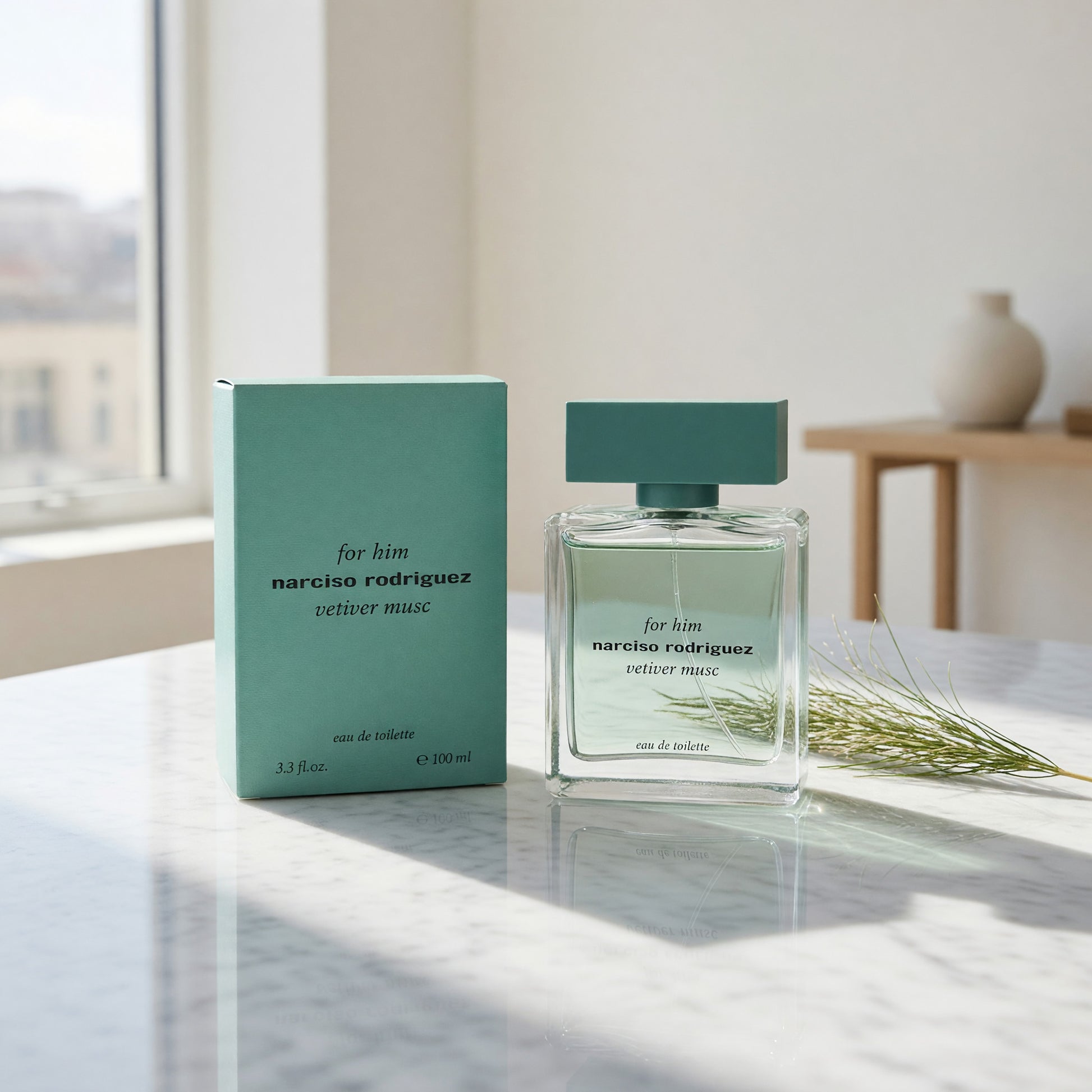 Vetiver Musc by Narciso Rodriguez, 3.4oz EDT Spray for Men