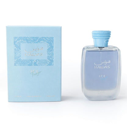 Hawas Ice Freeze by Rasasi, 3.4 oz EDP Spray for Men