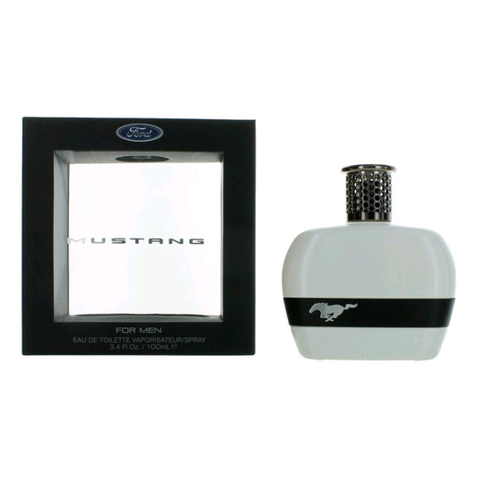 Mustang White by Mustang, 3.4 oz EDT Spray for Men