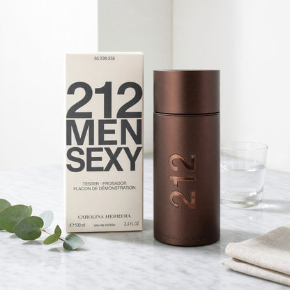 212 Sexy by Carolina Herrera, 3.4 oz EDT Spray for Men TESTER