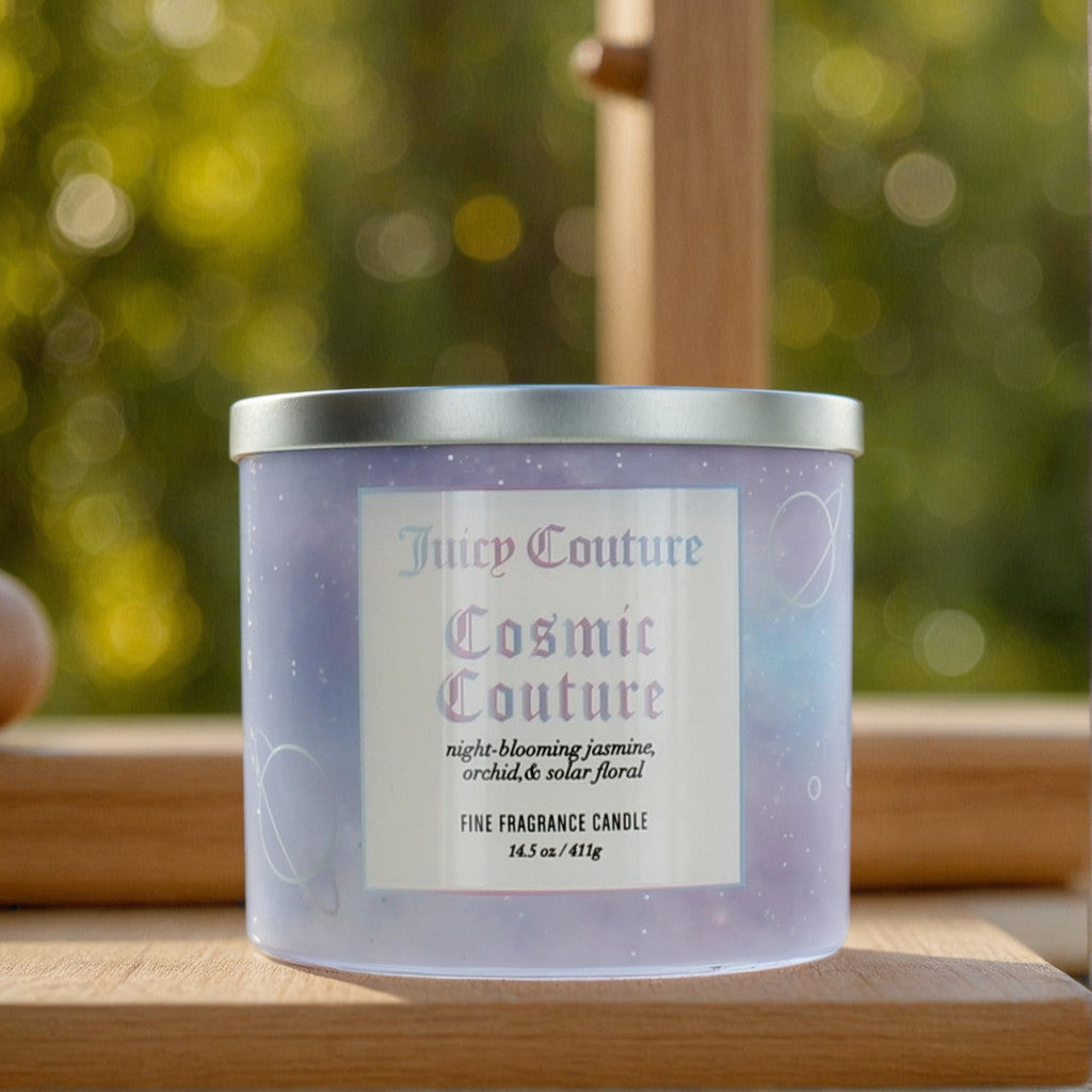 Juicy Couture 14.5 oz Soy Wax Blend 3 Wick Candle - Cosmic Couture