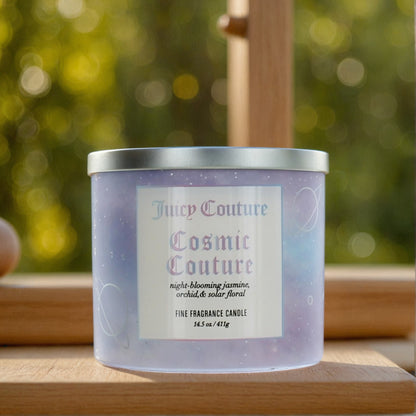Juicy Couture 14.5 oz Soy Wax Blend 3 Wick Candle - Cosmic Couture