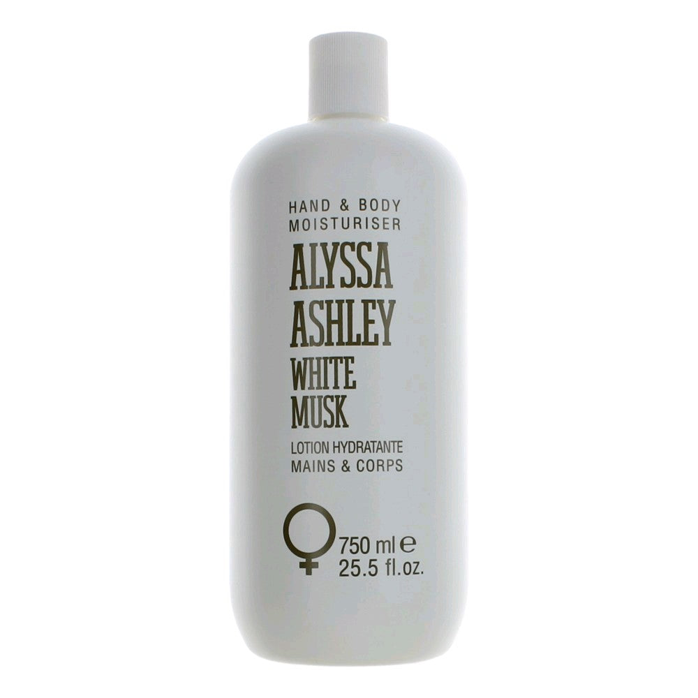 White Musk by Alyssa Ashley, 25.5 oz Hand & Body Moisturizer for Women