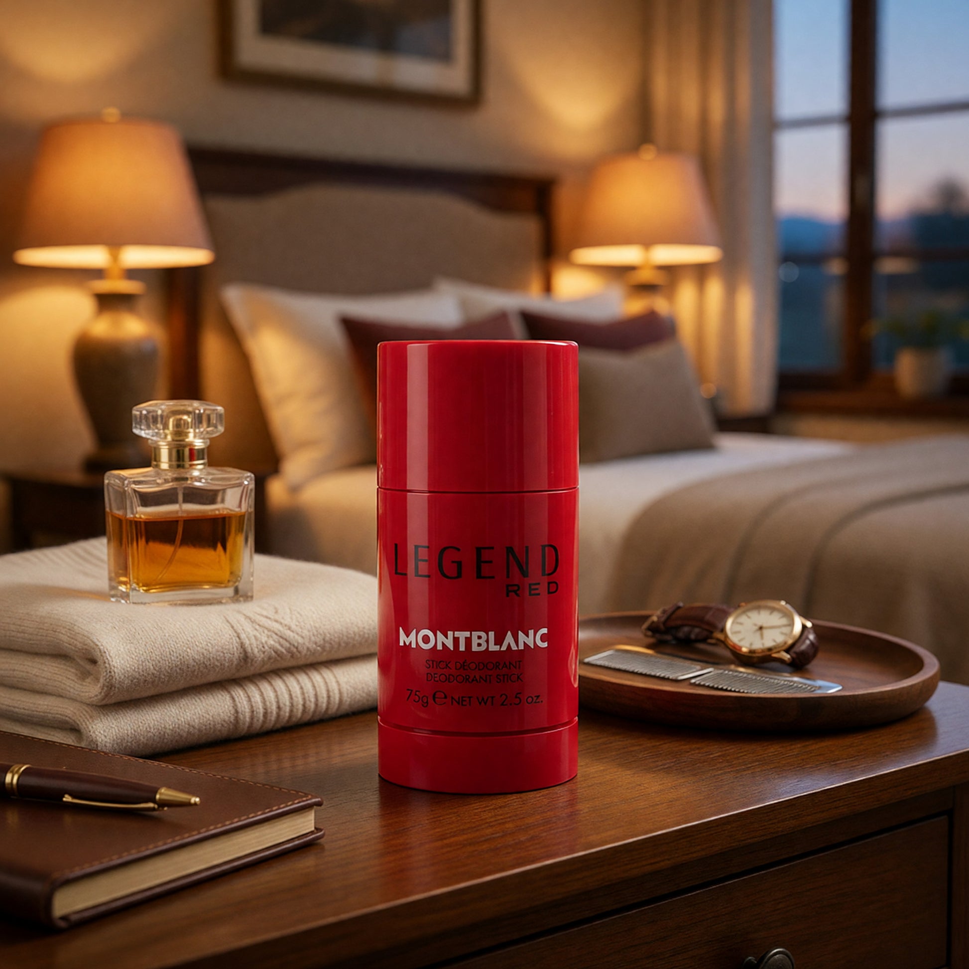 Mont Blanc Legend Red by Mont Blanc, 2.5 oz Deodorant Stick for Men