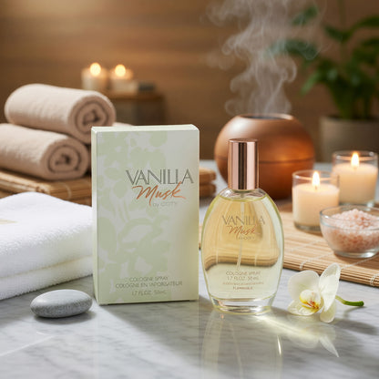 Vanilla Musk by Coty, 1.7 oz Cologne Spray for Women