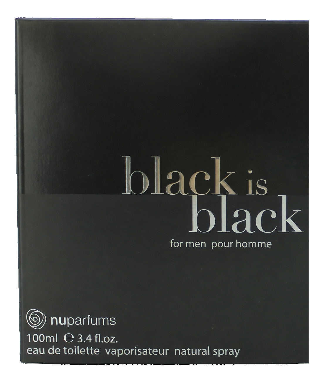Black is Black by NuParfums, 3.4 oz EDT Spray for Men