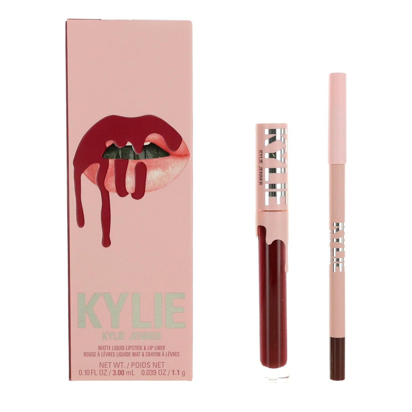 Kylie Matte Liquid Lipstick & Lip Liner by Kylie Jenner, Lip Kit - Hollyberry - Hollyberry