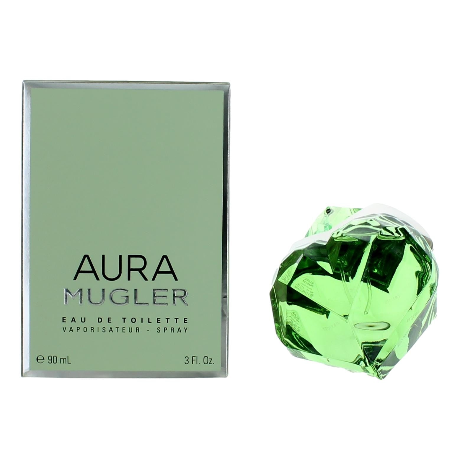 Aura by Thierry Mugler, 3 oz EDT Spray for Women.