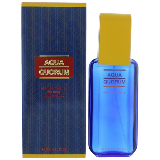 Aqua Quorum by Puig, 3.4 oz EDT Spray for Men