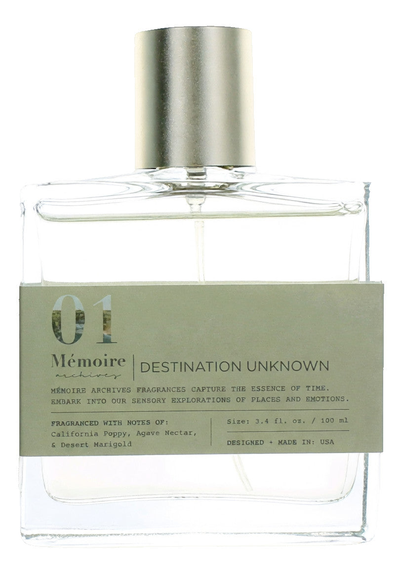 Destination Unknown by Memoire Archives, 3.4 oz EDP Spray for Unisex