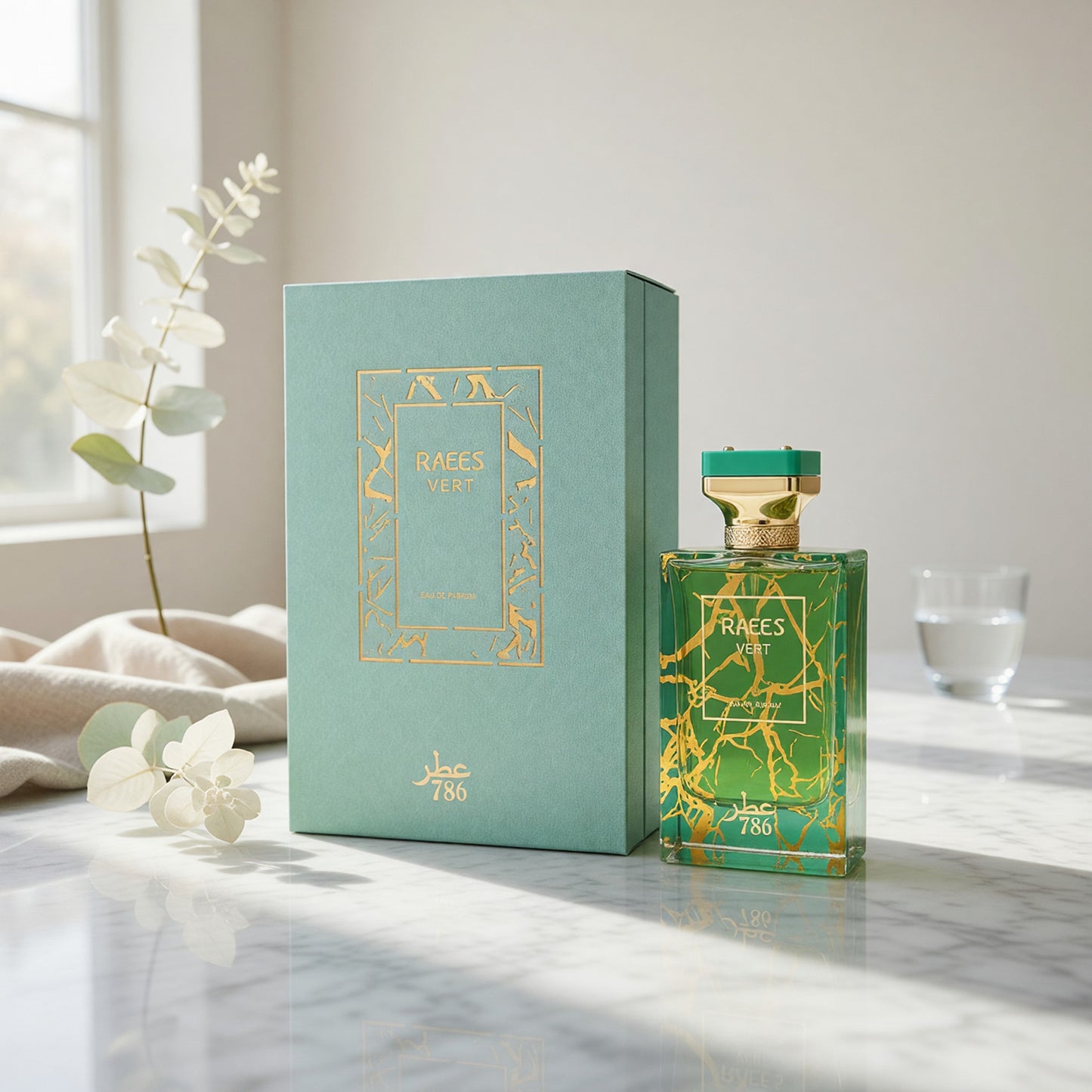 Raees Vert by Jo Milano, 3.4 oz EDP for Men 