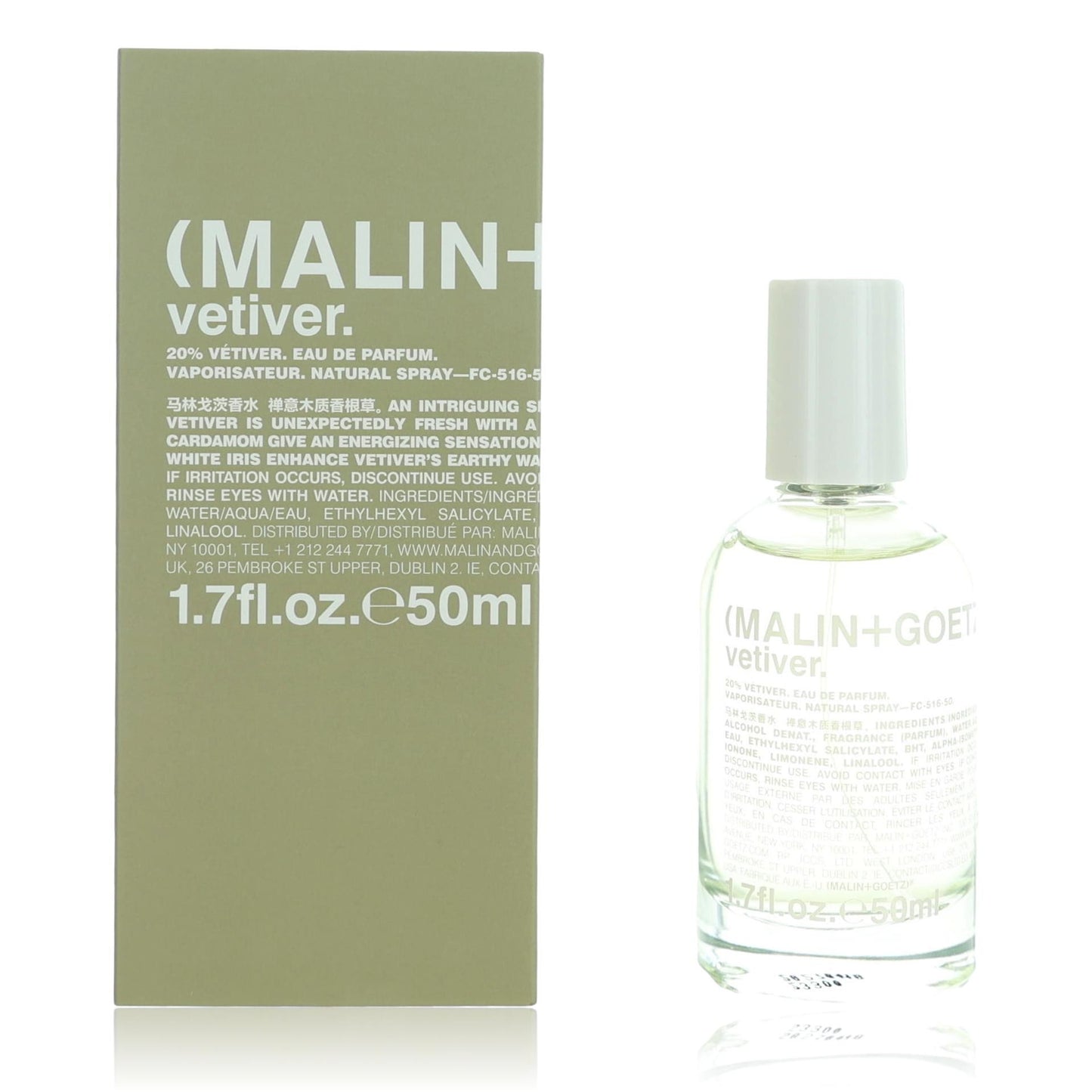 Malin & Goetz Vetiver by Malin & Goetz, 1.7 oz EDP Spray for Unisex