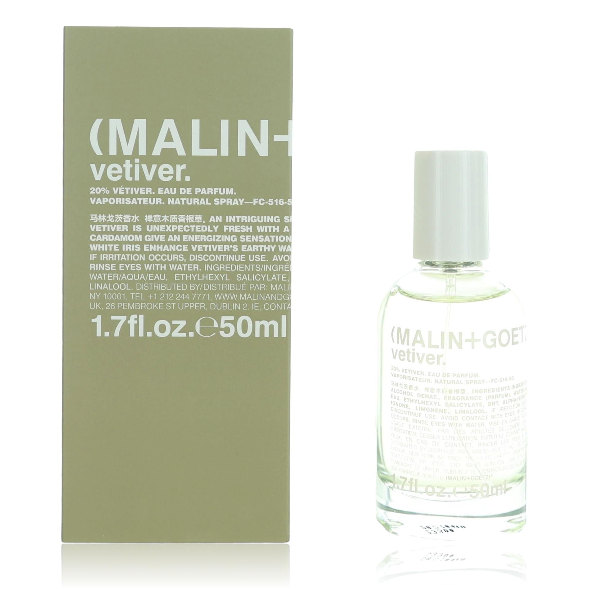 Malin & Goetz Vetiver by Malin & Goetz, 1.7 oz EDP Spray for Unisex