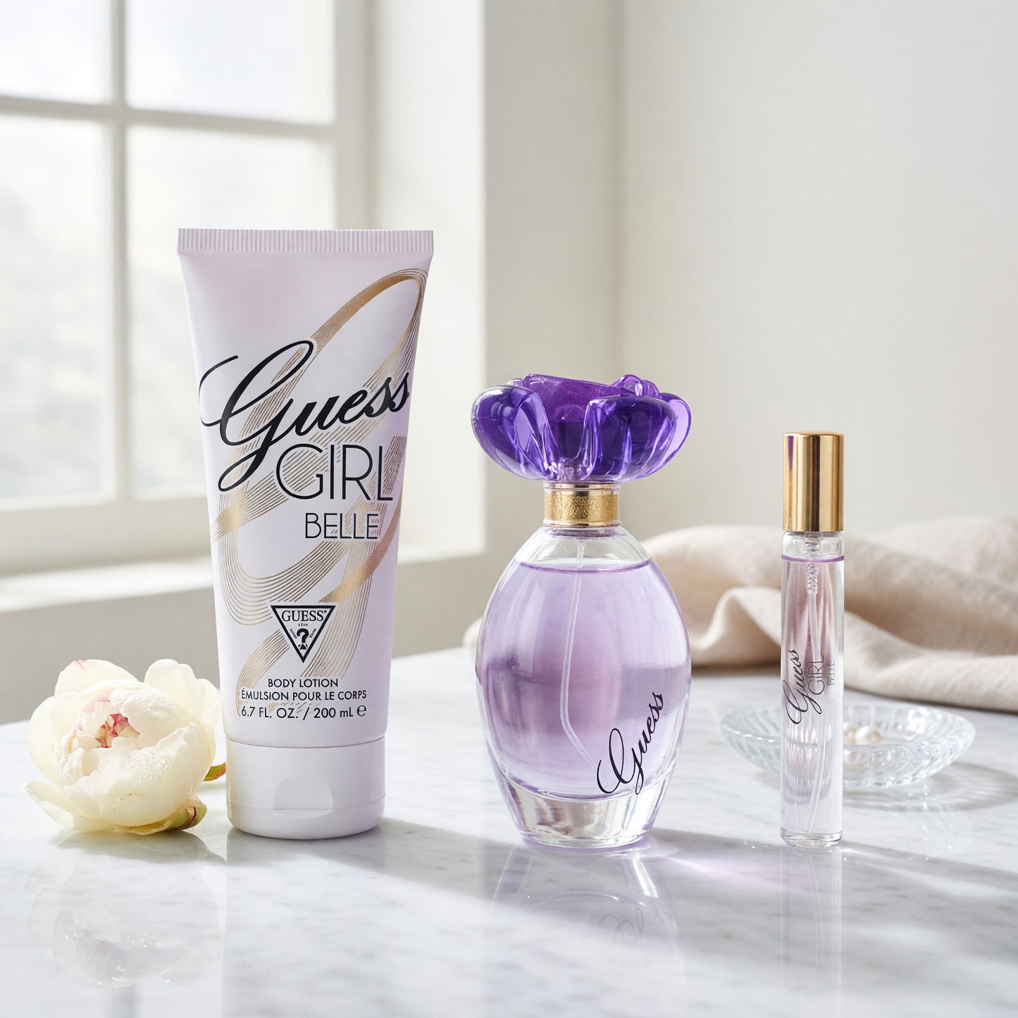 Guess Girl Belle by Guess, 3 Piece Gift Set for Women