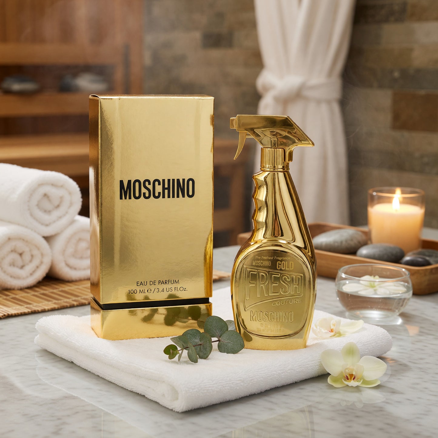 Moschino Gold Fresh Couture by Moschino, 3.4 oz EDP Spray for Women