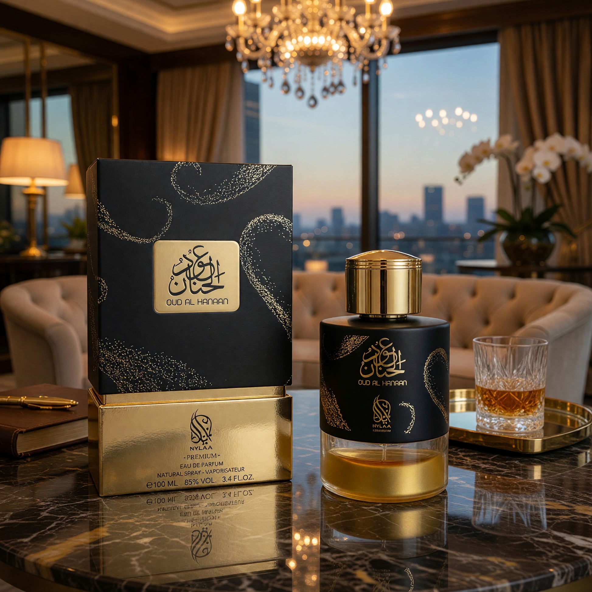 Oud Al Hanaan by Nylaa, 3.4 oz EDP Spray for Unisex