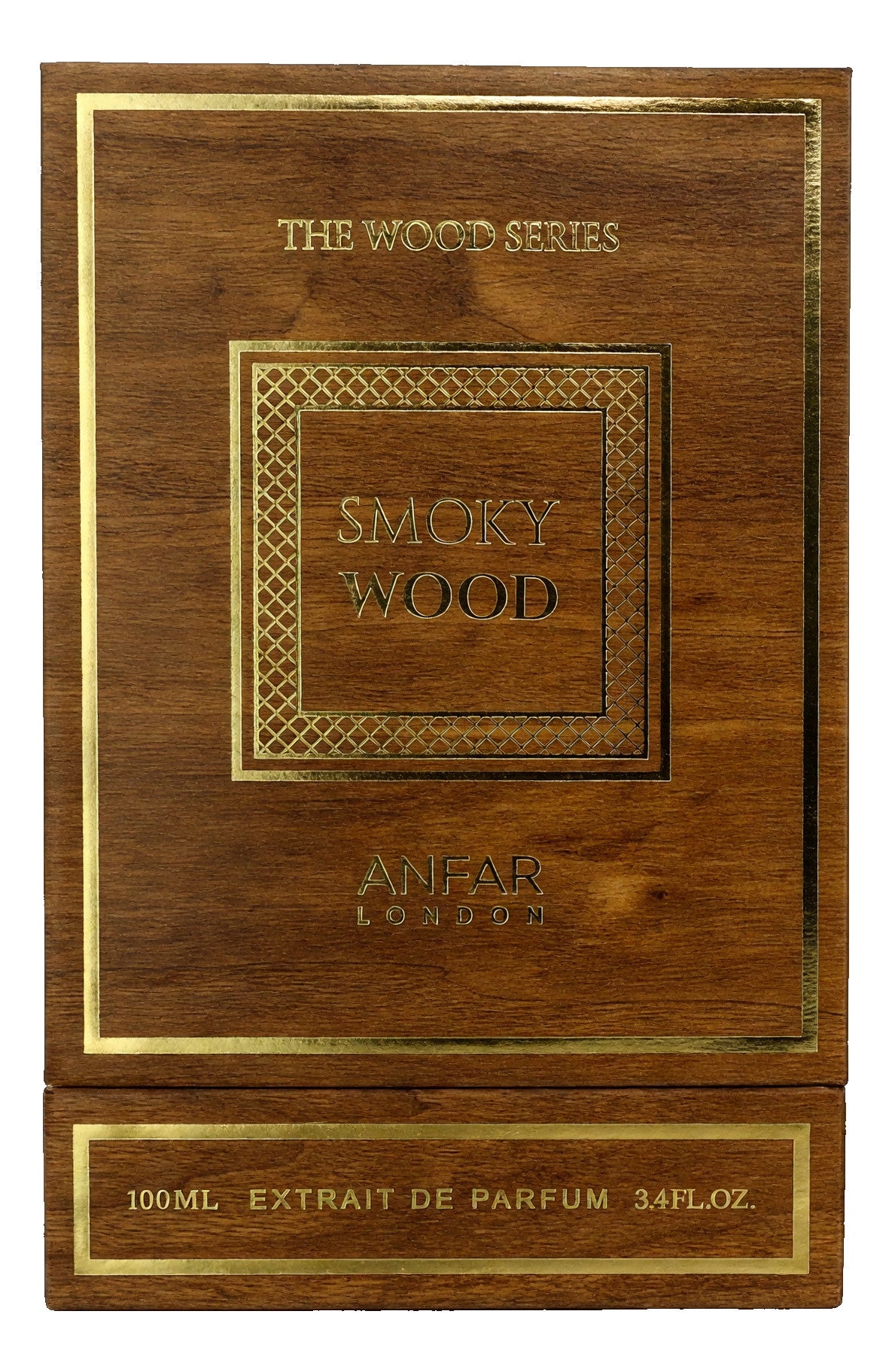 The Wood Series Smoky Wood by Anfar, 3.4oz Extrait de Parfum Spray men