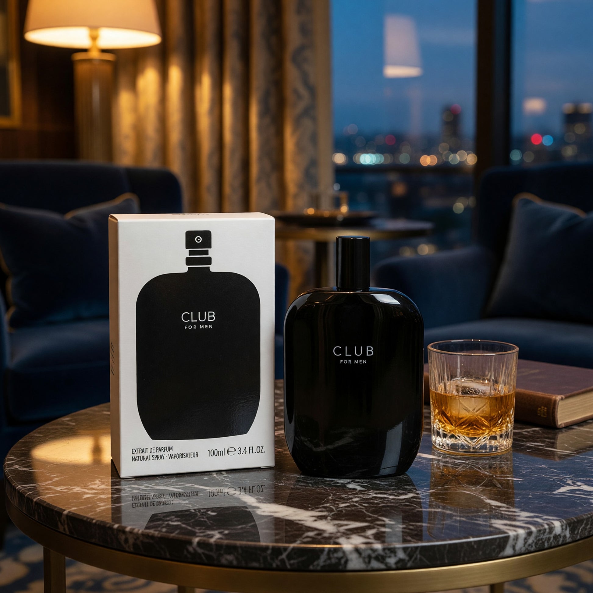 Club by Fragrance One, 3.4 oz Extrait De Parfum Spray for Men