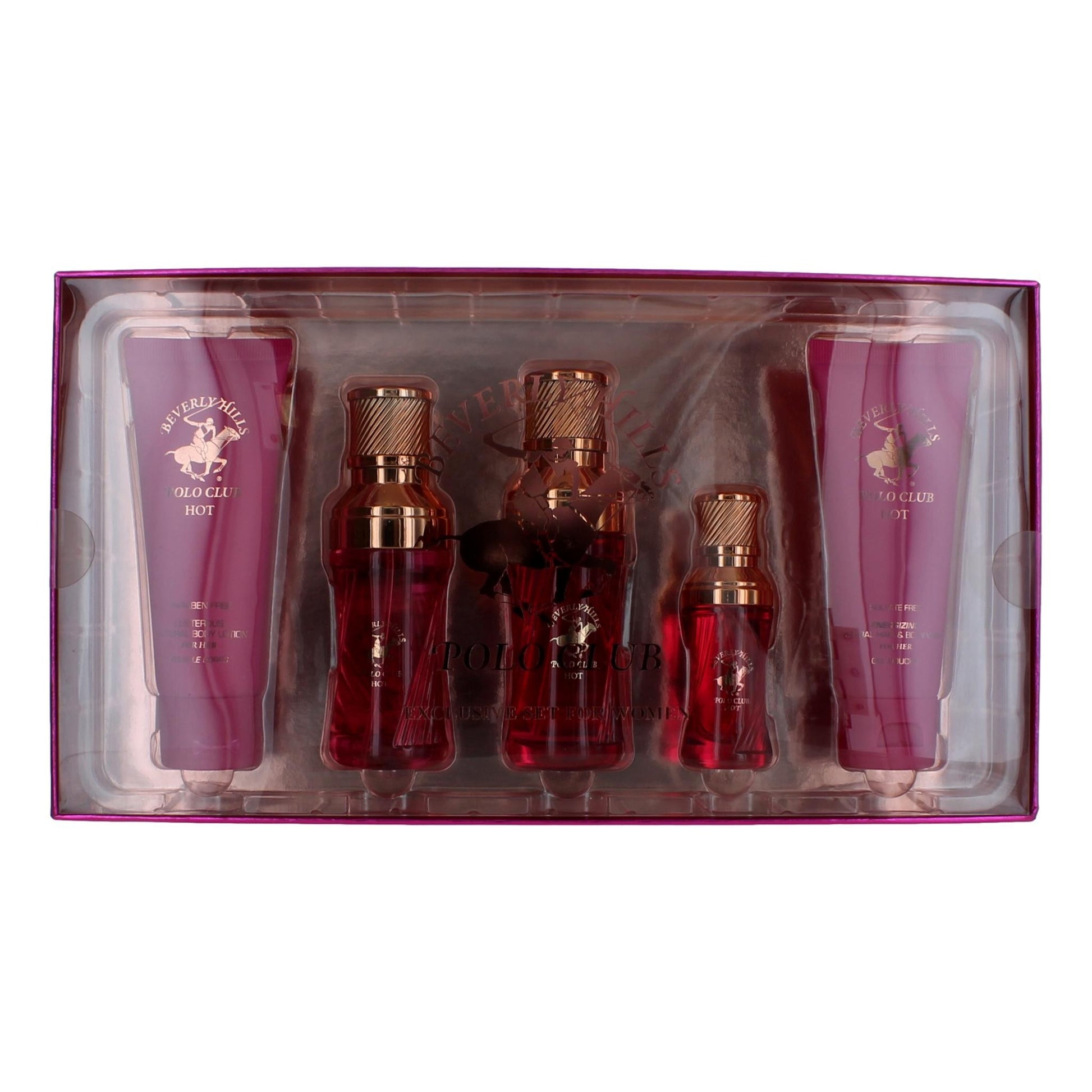 BHPC Hot by Beverly Hills Polo Club, 5 Piece Gift Set for Women