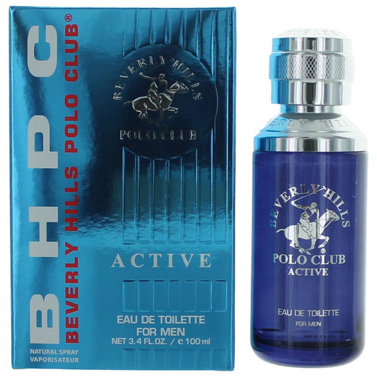 BHPC Active/Sport by Beverly Hills Polo Club, 3.4 oz EDT Spray for Men