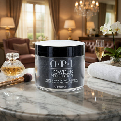 OPI Powder Perfection by OPI, 1.5 oz Color Dip Powder - Black Onyx - Black Onyx