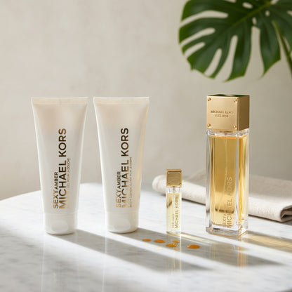Michael Kors Sexy Amber by Michael Kors, 4 Piece Gift Set for Women