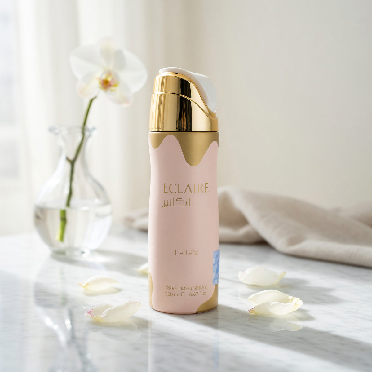 Eclaire by Lattafa, 6.7 oz Perfumed Deodorant Spray for Unisex