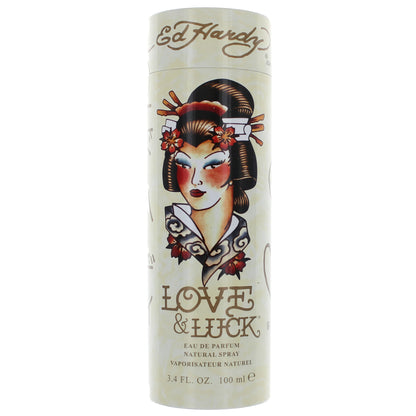 Ed Hardy Love & Luck by Christian Audigier, 3.4 oz EDP Spray for Women