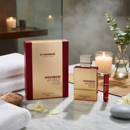 Amber Oud Ruby Edition by Al Haramain, 6.7 oz EDP Spray for Unisex