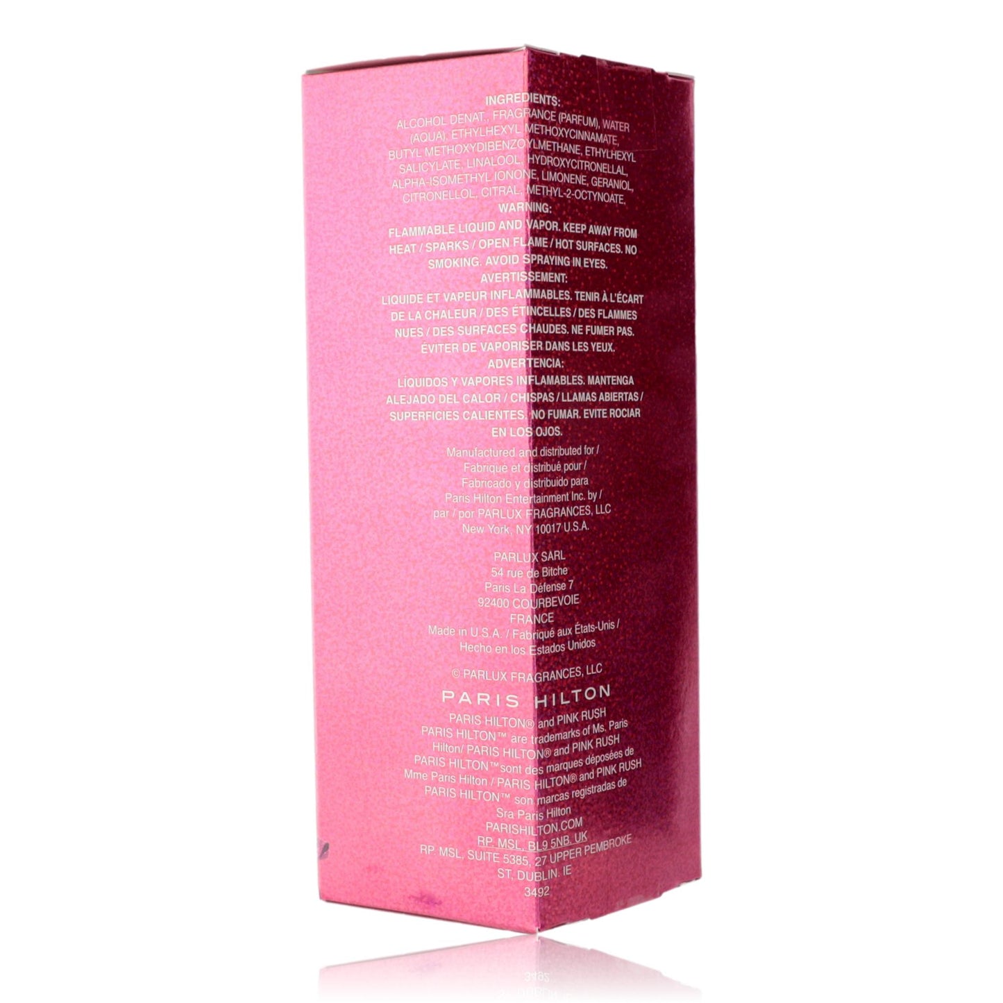 Pink Rush by Paris Hilton, 3.4 oz EDP Spray for Women