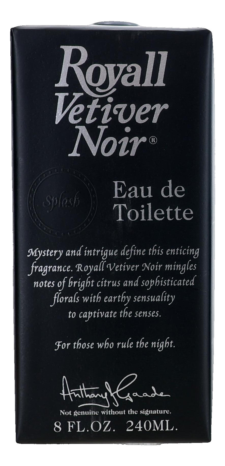  Royall Vetiver Noir by Royall Fragrance, 8 oz EDT Splash for Men 
