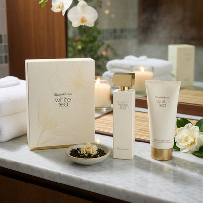 White Tea by Elizabeth Arden, 2 Piece Set for Women