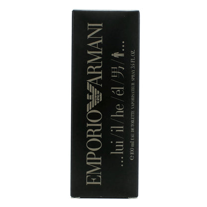 Emporio Armani He by Emporio Armani, 3.4 oz EDT Spray for Men