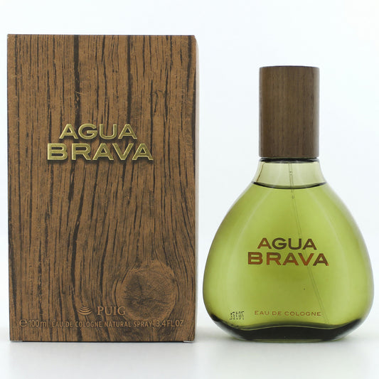 Agua Brava by Antonio Puig, 3.4 oz Eau De Cologne Spray for Men