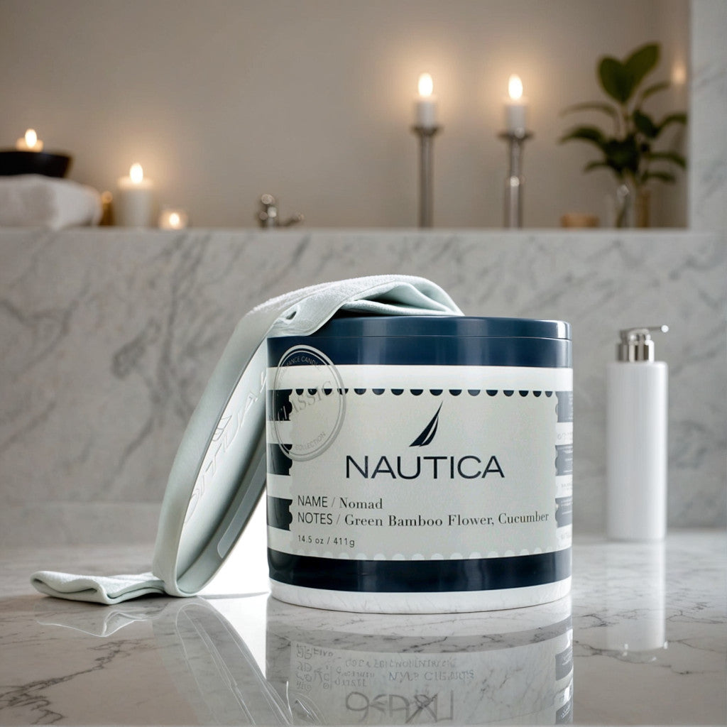 Nautica 14.5 oz Soy Wax Blend 3 Wick Candle - Nomad