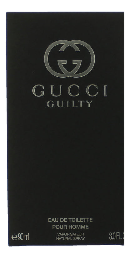Gucci Guilty Pour Homme by Gucci, 3 oz EDT Spray for Men