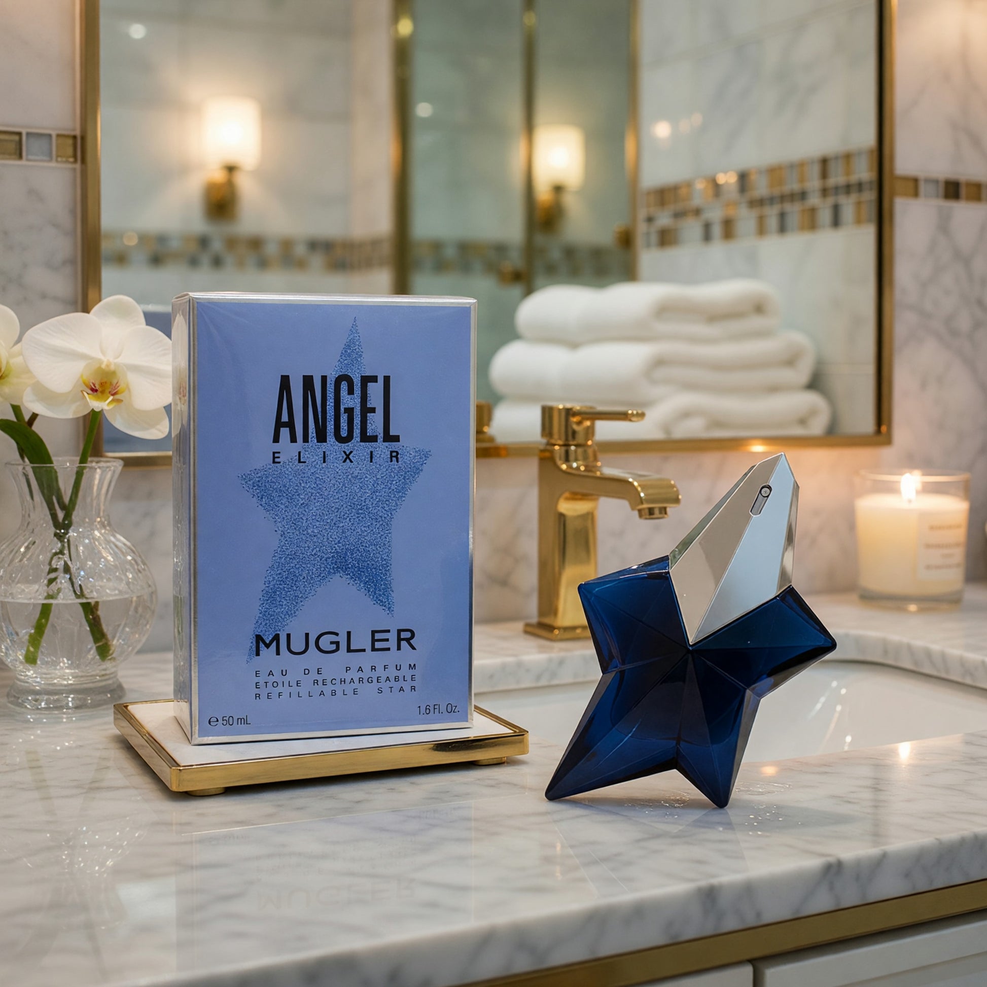 Angel Elixir by Thierry Mugler, 1.6 oz EDP Refillable Spray for Women