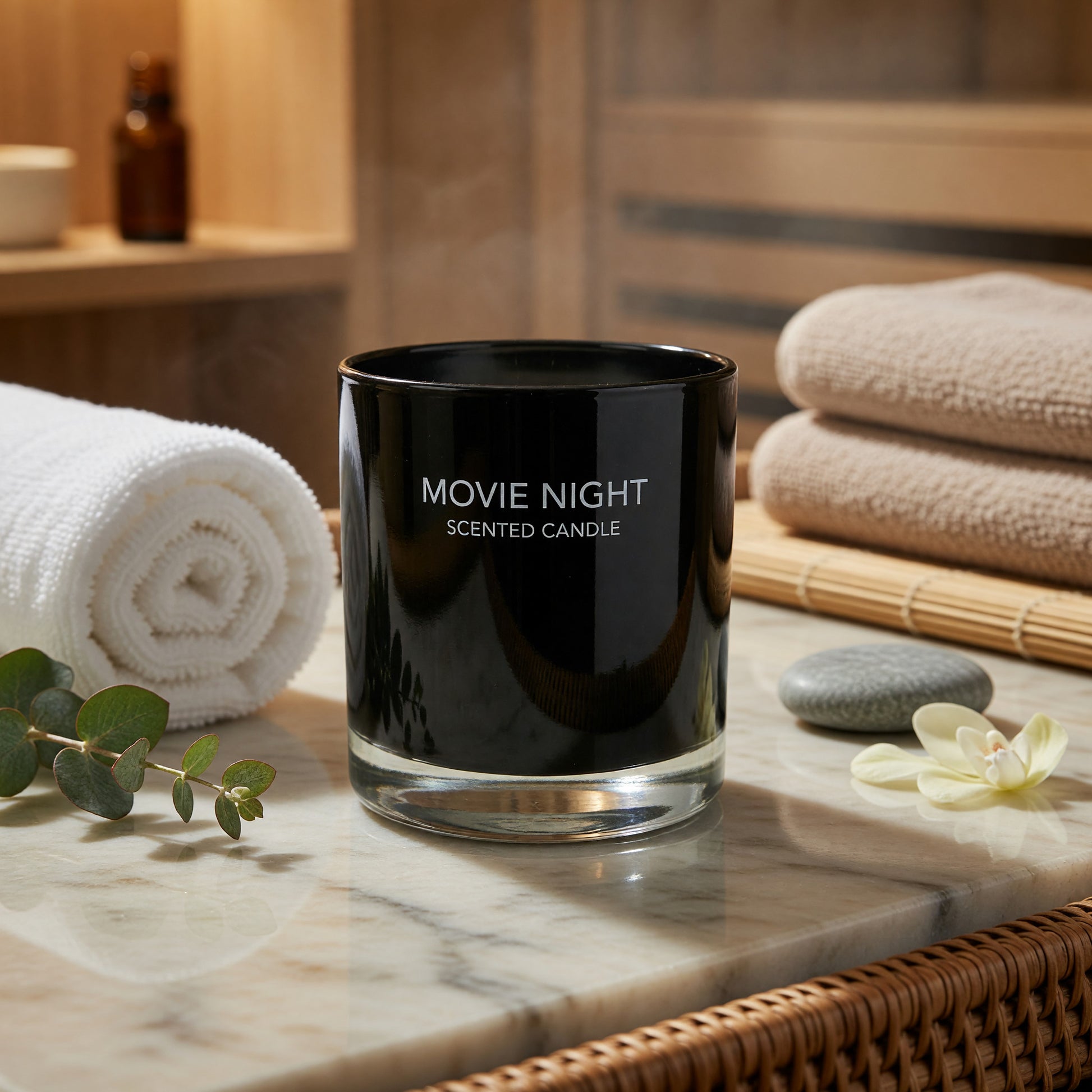 Movie Night by Fragrance One, 10.5 oz Scented Candle for Unisex.