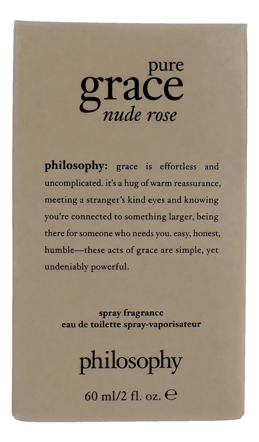 Pure Grace Nude Rose by Philosophy, 2 oz EDT Spray for Women