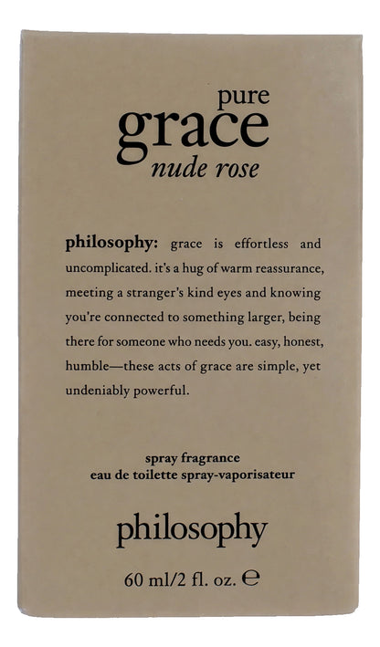 Pure Grace Nude Rose by Philosophy, 2 oz EDT Spray for Women