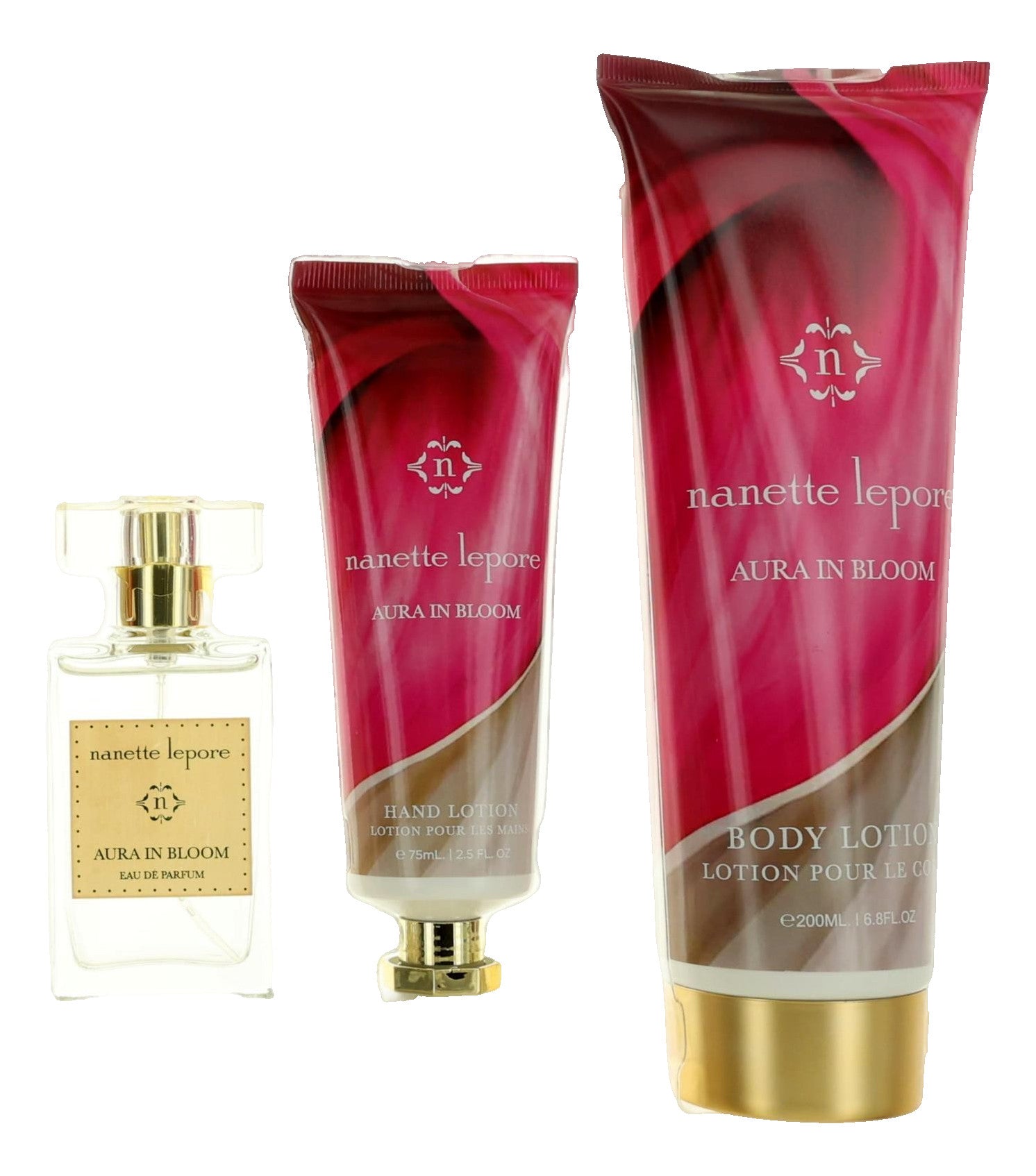 Aura In Bloom by Nanette Lepore, 4 Piece Gift Set for Women