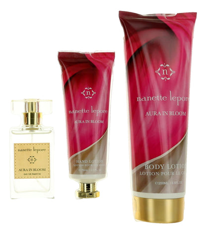 Aura In Bloom by Nanette Lepore, 4 Piece Gift Set for Women
