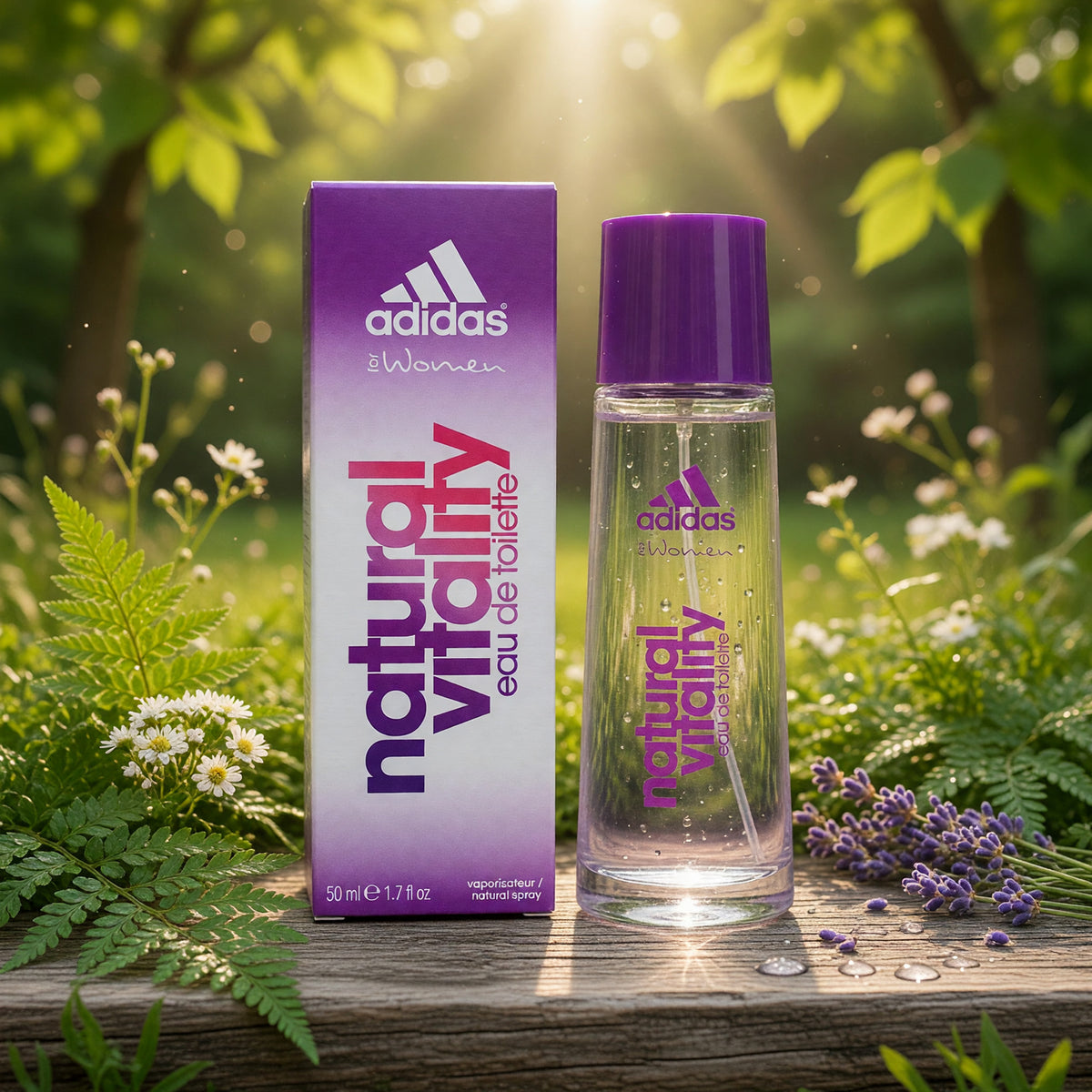 Adidas Natural Vitality by Adidas, 1.7 oz EDT Spray for Women