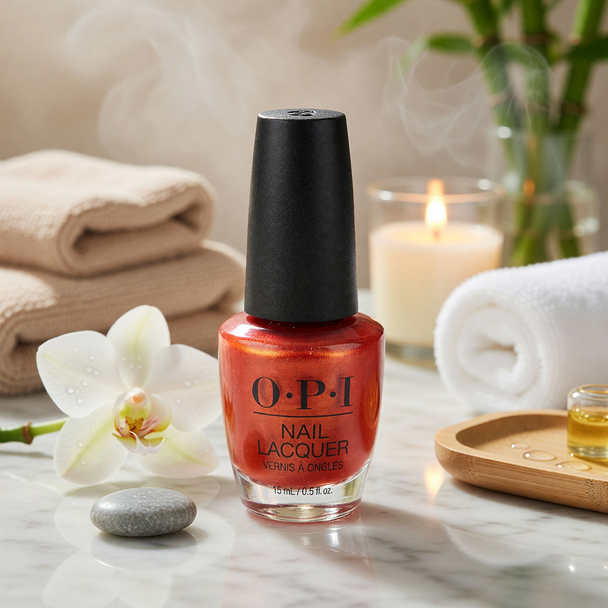 OPI Nail Lacquer by OPI, 0.5 oz Nail Polish - Liquid Fire - Liquid Fire