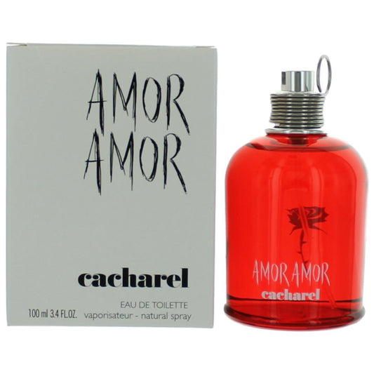Amor Amor by Cacharel, 3.4 oz EDT Spray for Women Tstr 
