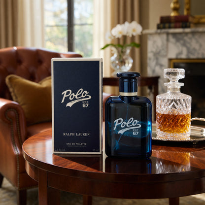 Polo EST 67 by Ralph Lauren, 2.5 oz EDT Refillable Spray for Men